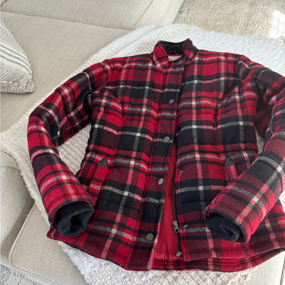 Pendleton Red and Black Plaid Jacket